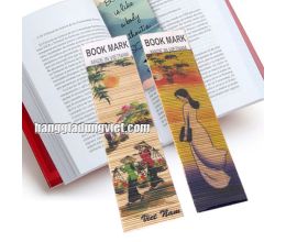 Combo 2 Book Mark, Chặn Sách Làm Bằng Tre Đan Thủ Công
