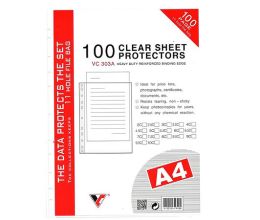 Bìa Lỗ Đựng Giấy A4 (Xấp 100)