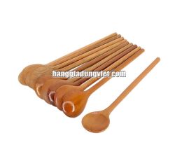 Bộ 10 Muỗng Gỗ Khuấy Cà Phê Hình Dáng Xinh Xắn (2 size)