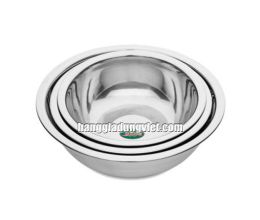 Bộ 3 Thau inox Cao Cấp Tiện Dụng 18-20-24CM