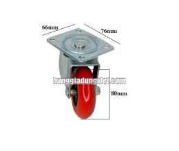 Bộ 4 Bánh Xe Quay Đa Chiều 80mm
