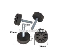Combo 4 Đế Cao Su Tăng Chỉnh 8mm, Cao 62mm