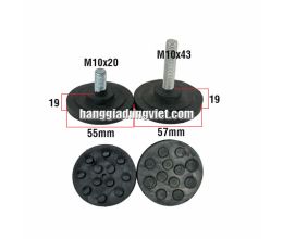 Bộ 4 Đế Cao Su Tăng Chỉnh Bulong 10mm (Nhiều Size)