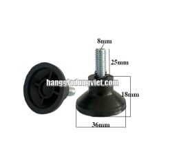Bộ 4 Đế Nhựa Tăng Chỉnh Bulong 8mm
