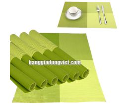 Bộ 4 Tấm Lót Bàn Ăn Bằng Nhựa PVC Cao Cấp Cho Nhà Hàng