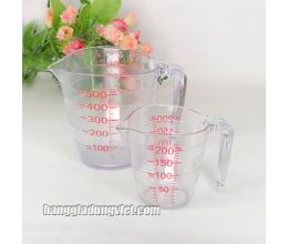 Ca Định Lượng Nhựa Trong Suốt (2 Size)
