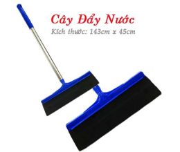 Cây Đẩy Nước Cán Inox (143x45cm)