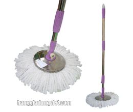 Cây Lau Nhà 360 Độ Inox Dày Màu Tím