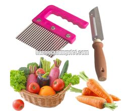 Combo Dao Bào Dao Sắt Tạo Hình Củ Quả