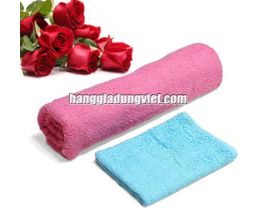 Combo 2 Khăn Tắm Cao Cấp (100x50 & 32x30)