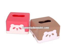 Hộp Giấy Vuông Gấu Nhỏ Tiện Dụng (10.5x10.5x7CM)