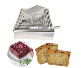Khuôn Nướng Bánh Chữ Nhật Nhôm Dầy Cứng Cáp (11 size)