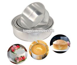 Khuôn Nướng Bánh Tròn Nhôm Cao Cấp (Nhiều Size)