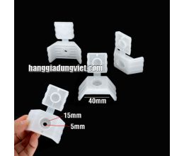 Nắp Chụp Đầu Đinh Vít, Ke Chống Bão Cho Tôn Đỉnh Sóng Vuông Rộng 40mm