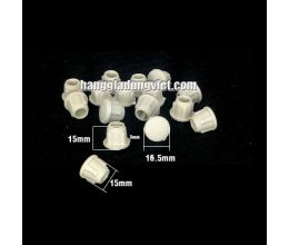 10 Nút Nhựa Bịt Đầu Ống, Nút Nhét Lỗ Khoan Phi 15mm