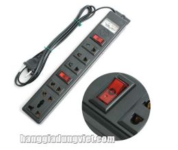 Ổ Cắm Điện Đa Năng 2 Công Tắc