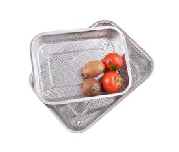 Rổ Lưới Dày Inox Cao Cấp Không Rỉ (Nhiều size)