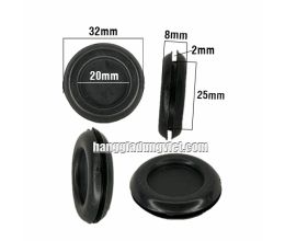 Combo 5 Vòng Đệm, Ron Cao Su Phi 32mm Luồn Dây 25mm