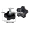  - M10x25, Núm vặn 50x dày15mm