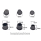  - Phi 19 x cao 20mm (Phi trong 18mm)