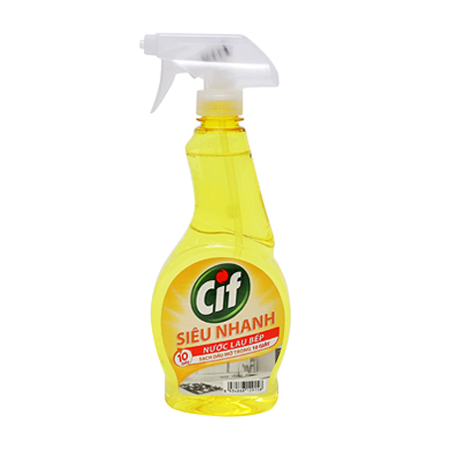 Chai Xịt Lau Bếp Cif Siêu Nhanh