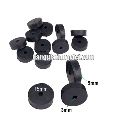 Combo 10 Vòng Đệm Cao Su Màu Đen