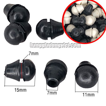 10 Nút Bít Nhựa Dẻo Trang Trí