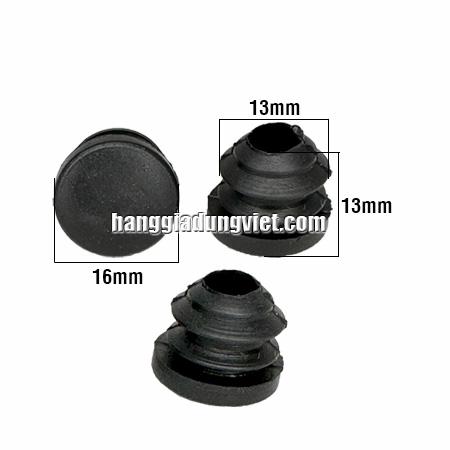10 Nút Cao Su Bịt Lỗ Khoan, Bịt Đầu Ống Phi 16