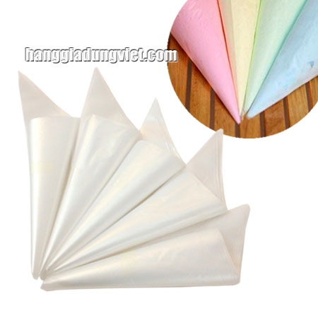 100 Túi Bắt Bông Kem Cỡ Lớn 30x30cm
