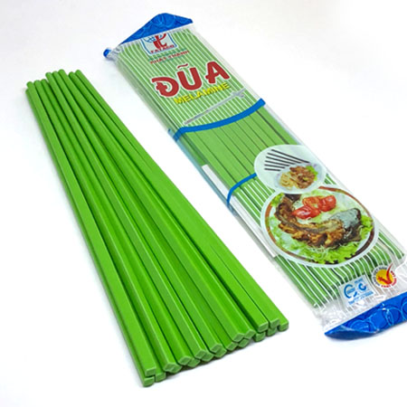 20 Đôi Đũa Nhựa Melamine Cao Cấp (Xanh D26)