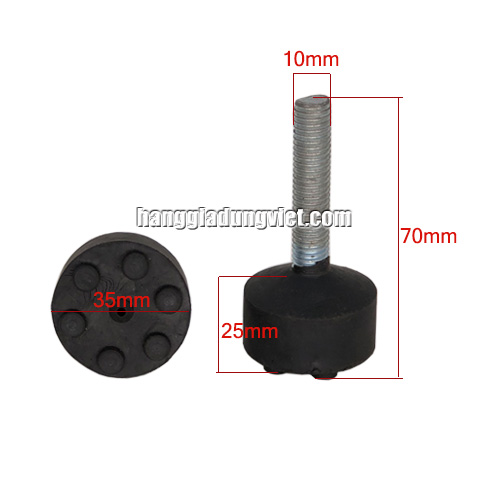 Đế Tăng Chỉnh Cao 70mm Bulong 10 (4 cái/túi)