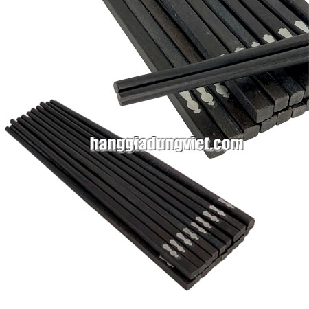 Combo 10 Đôi Đũa Gỗ Đen Sang Trọng