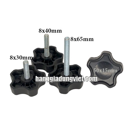 Combo 5 Chốt Gài, Tay Vặn Bulong 8MM