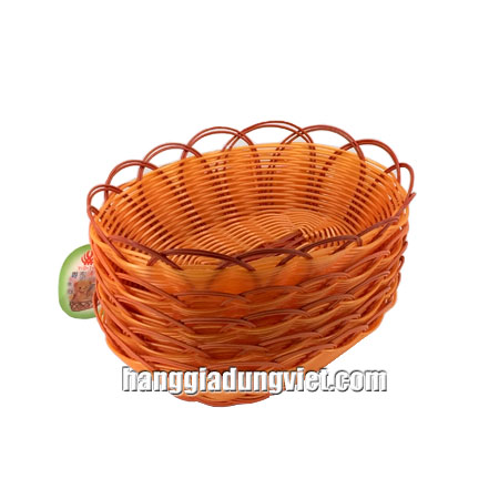 5 Dĩa Oval Nhựa Đan Thủ Công (Nhiều Size)