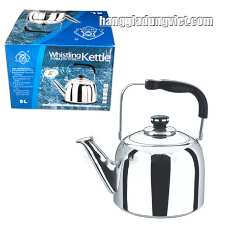 Ấm Đun Nước Inox Cao Cấp 5 Lít Có Còi Báo