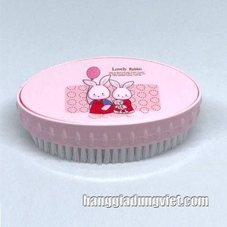 Bàn Chải Chà Chân Oval Màu Hồng