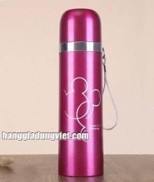 Bình Giữ Nhiệt Inox Cao Cấp In Họa Tiết 350ml