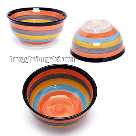 Bộ 10 Chén Sứ Cầu Vòng Sang Trọng