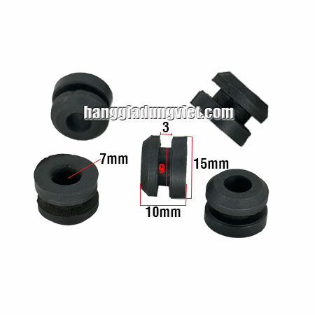 Bộ 10 Gioăng Cao Su Bảo Vệ Dây Điện Phi 7mm