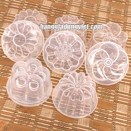 Bộ 10 Khuôn Làm Rau Câu Bánh Flan Chịu Nhiệt Trong Lò Hấp