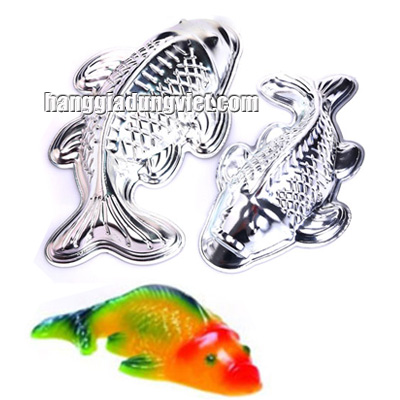 Bộ 2 Khuôn Ép Xôi, Đổ Rau Câu Cá Chép Tiện Dụng
