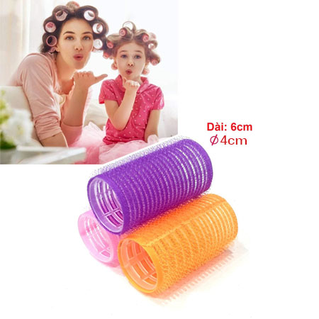 Bộ 2 Lô Uốn Tóc Tự Dính Nhiều Màu Số 4