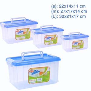 Bộ 3 Hộp Nhựa Đại Đồng Tiến Có Nắp Đậy Và Quai Xách