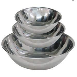 Bộ 3 Thau Inox  Cỡ Nhỏ Tiện Dụng 16-18-22