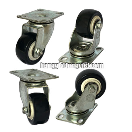 Bộ 4 Bánh Xe Quay Đa Chiều Đài Loan (50x24mm)