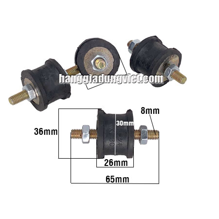 Bộ 4 Cao Su Chống Rung Chân Máy M8, ĐK30x26mm