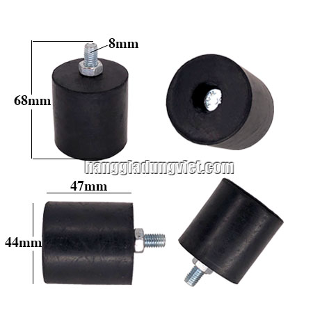 Bộ 4 Chân Đế Cao Su Giảm Chấn Chống Trượt 8MM