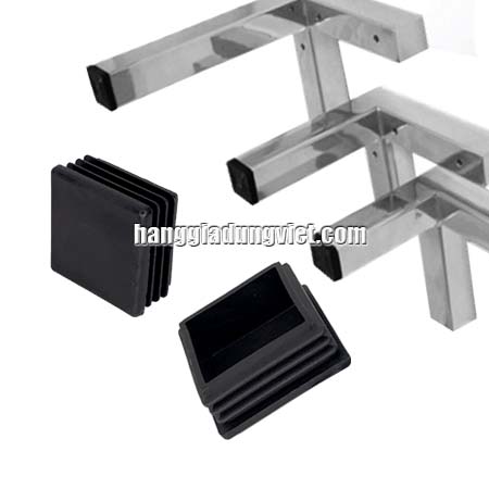 Bộ 4 Chụp Nhựa Vuông Đóng Chân Bàn Ghế (V50, V60)