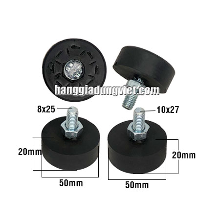 Bộ 4 Đế Cao Su Chống Rung Chân Máy (Nhiều size)
