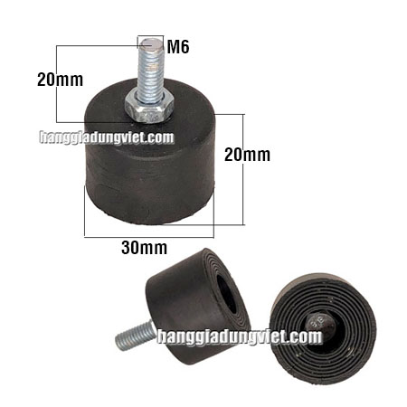 Bộ 4 Đế Cao Su Chống Rung, Chống Va Đập